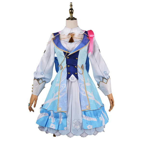 Genshin Impact Kamisato Ayaka Springbloom Missive Costume Set