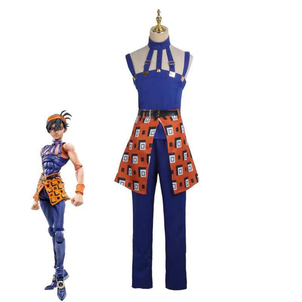 JOJO's Bizarre Adventure Narancia Ghirga Costume Set
