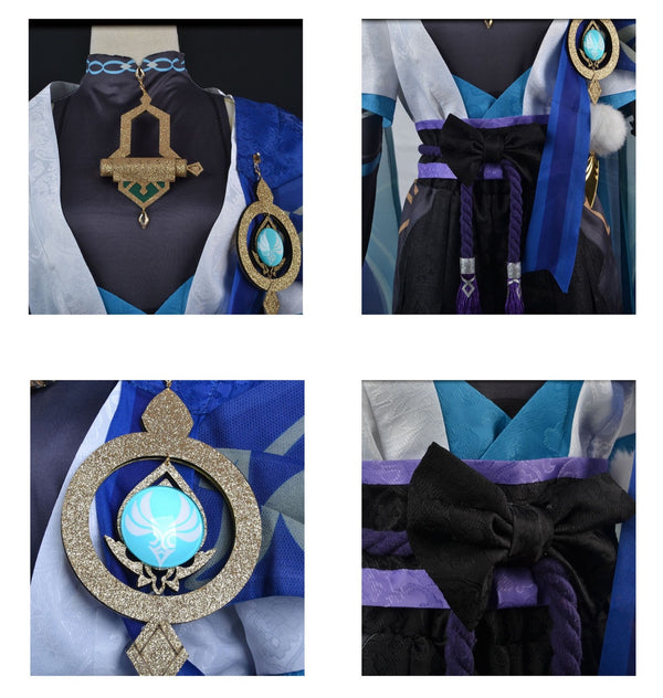 Genshin Impact Wanderer Cosplay Costume Set
