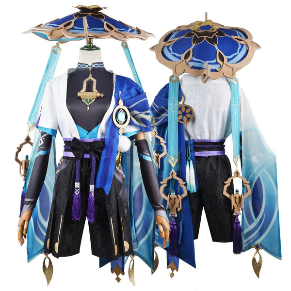 Genshin Impact Wanderer Cosplay Costume Set