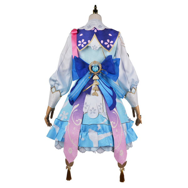 Genshin Impact Kamisato Ayaka Springbloom Missive Costume Set