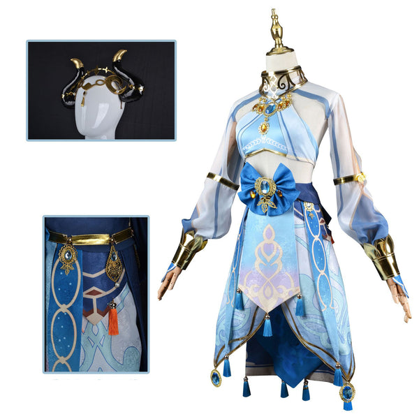 Genshin Impact Nahida Nilou Cosplay Costume Set