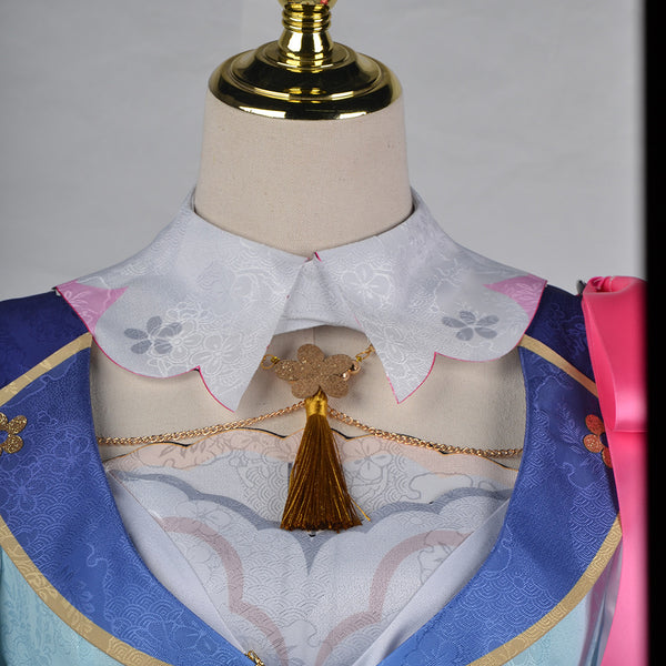 Genshin Impact Kamisato Ayaka Springbloom Missive Costume Set