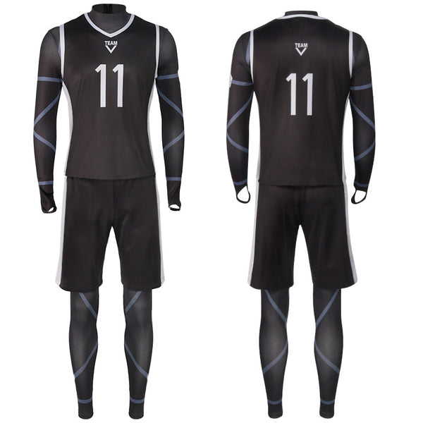 Blue Lock Seishiro Nagi Jumpsuit Costume Jersey Set