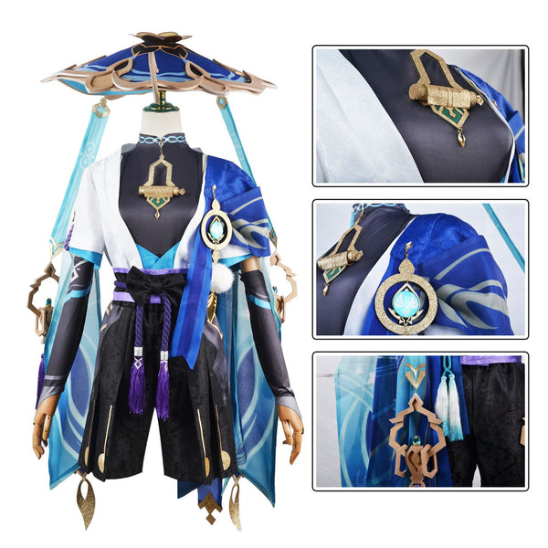 Genshin Impact Wanderer Cosplay Costume Set
