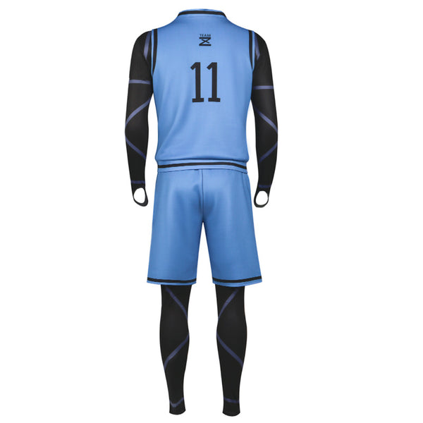 Blue Lock Isagi Yoichi Jumpsuit Jersey Costume Set