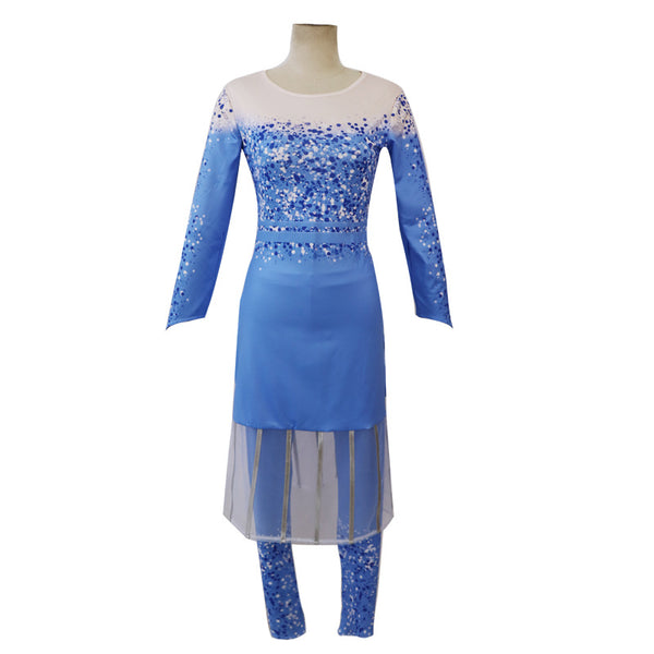 Frozen 2 Elsa Cosplay Costume Dress Set