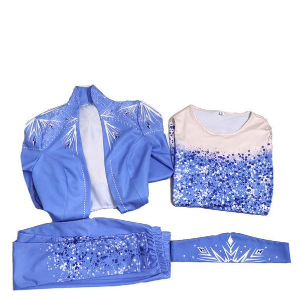 Frozen 2 Elsa Cosplay Costume Dress Set
