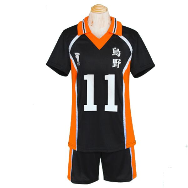 Haikyuu Uniform Karasuno Cosplay Costume T-Shirts and Shorts