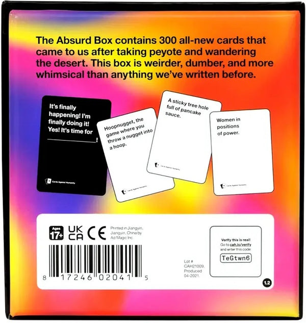 Cards Against Humanity Absurd Box - Card Game
