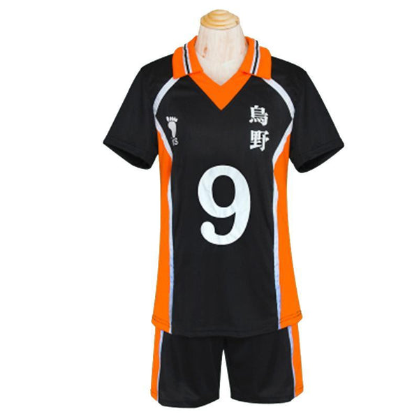 Haikyuu Uniform Karasuno Cosplay Costume T-Shirts and Shorts