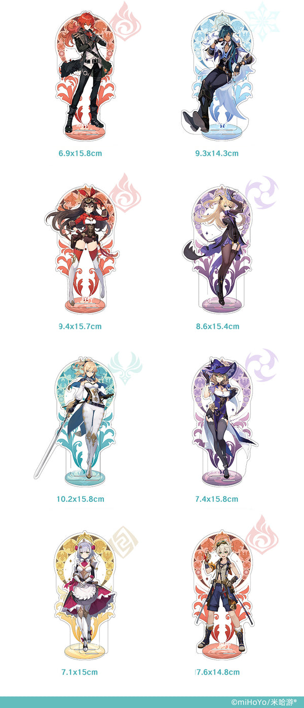 Genshin Impact Official Mondstadt Character Acrylic Stands