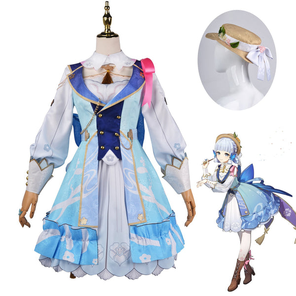 Genshin Impact Kamisato Ayaka Springbloom Missive Costume Set