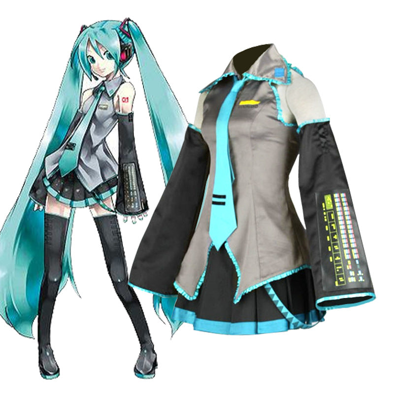 Vocaloid Hatsune Miku Cosplay Costume Set Hobby Maniaz vocaloid-hatsune-miku-cosplay-costume-set-hobby-maniaz