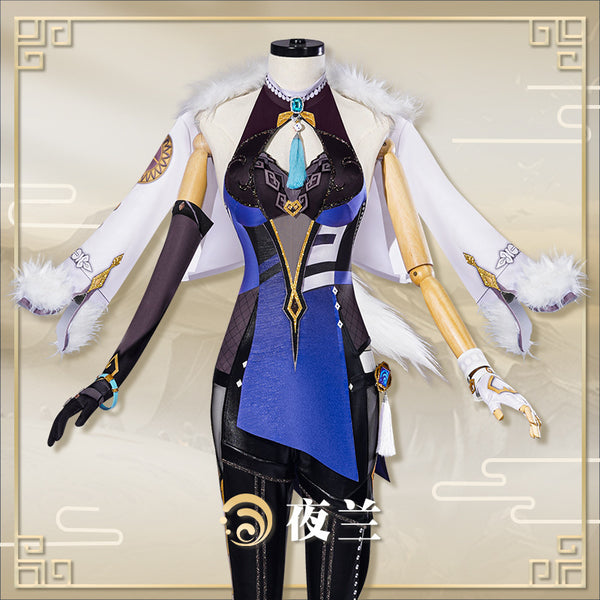 Genshin Impact Cosplay Yelan Cosplay Costume Set