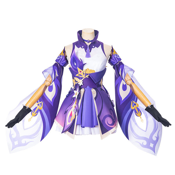 Genshin Impact Keqing Cosplay Costume Set