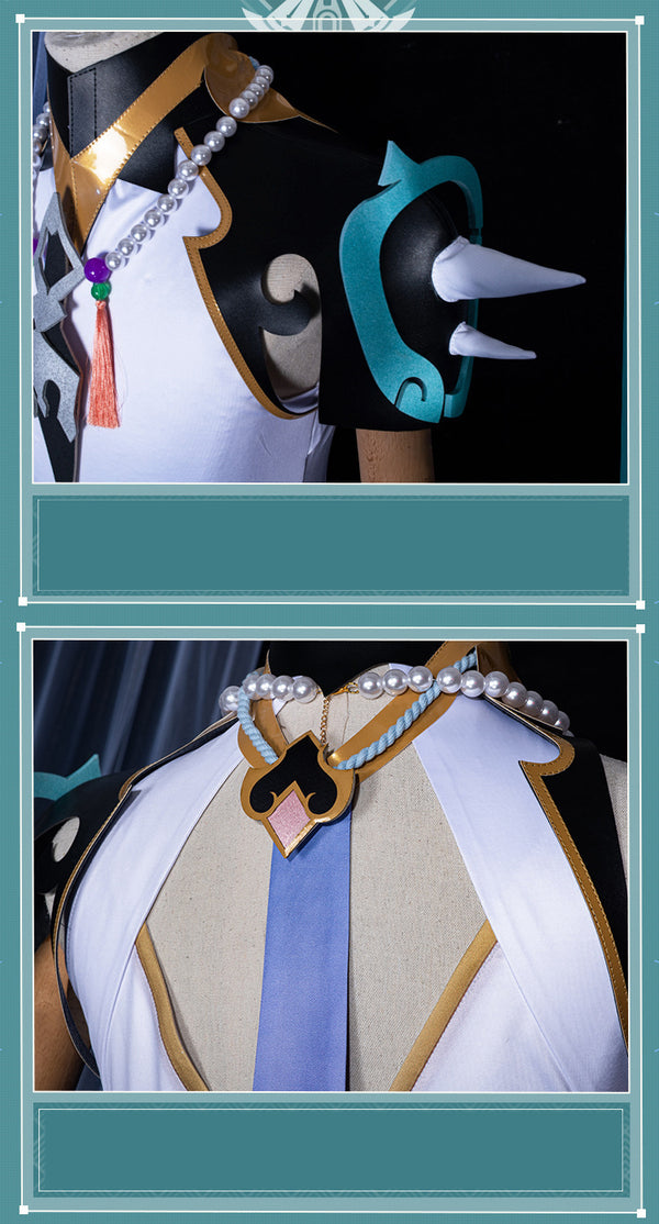 Genshin Impact Demon Xiao Costume & Mask Set