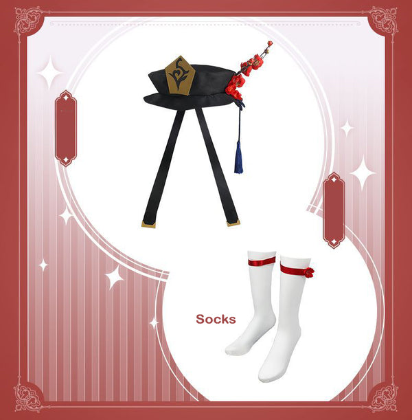 Genshin Impact Hutao Cosplay Costume Set
