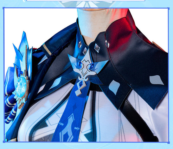 Genshin Impact Eula Cosplay Costume Set