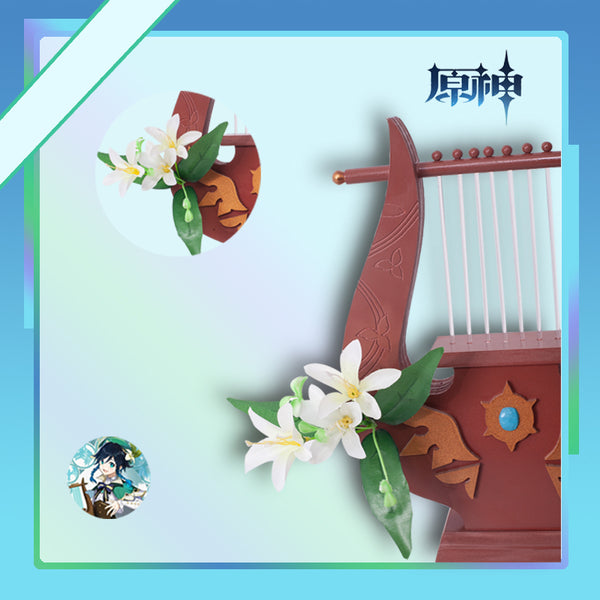 Genshin Impact Venti's Harp PVC Cosplay Prop