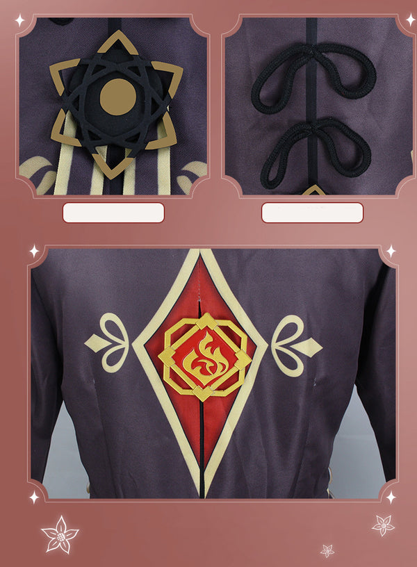 Genshin Impact Hutao Cosplay Costume Set