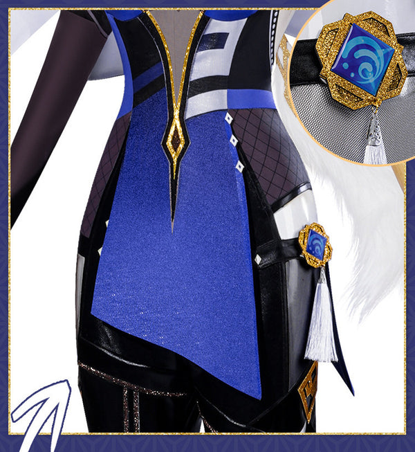 Genshin Impact Cosplay Yelan Cosplay Costume Set