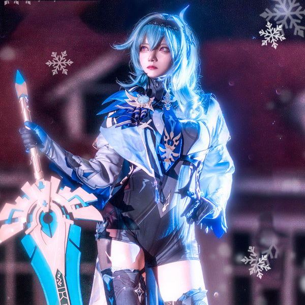 Genshin Impact Eula Cosplay Costume Set