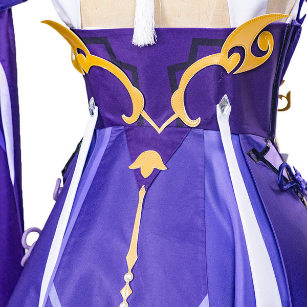 Genshin Impact Keqing Cosplay Costume Set
