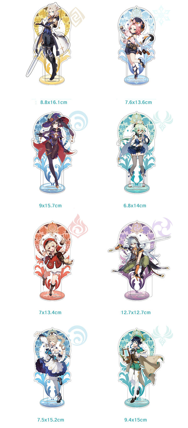 Genshin Impact Official Mondstadt Character Acrylic Stands