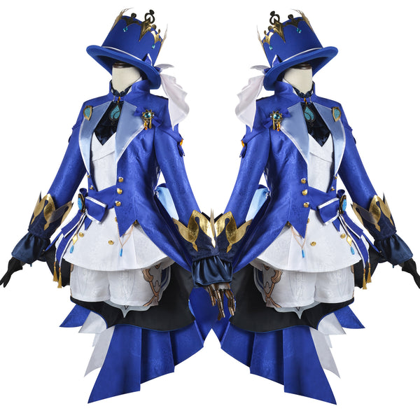 Genshin Impact  Fucalors Lady Furina Cosplay Costume Set