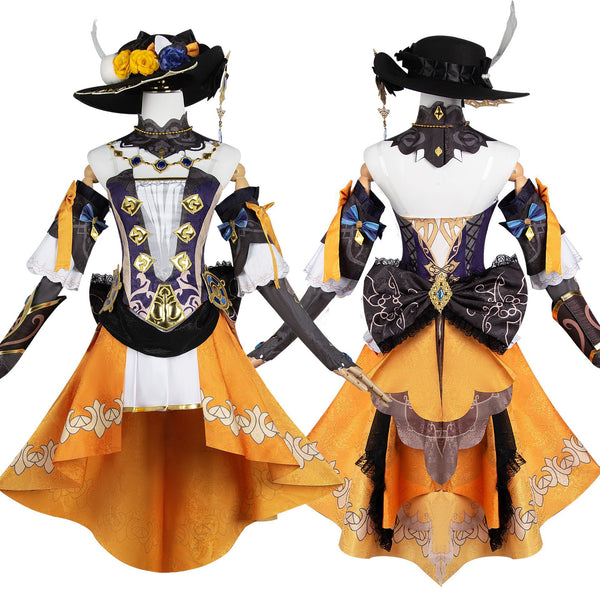Genshin Impact Navia NPC Cosplay Costume Set