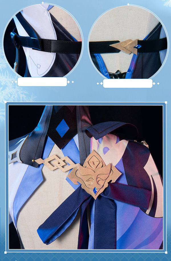 Genshin Impact Eula Cosplay Costume Set