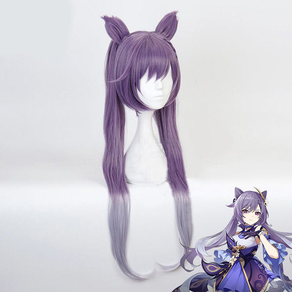 Genshin Impact Keqing Cosplay Costume Set