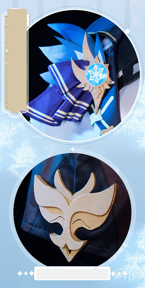Genshin Impact Eula Cosplay Costume Set