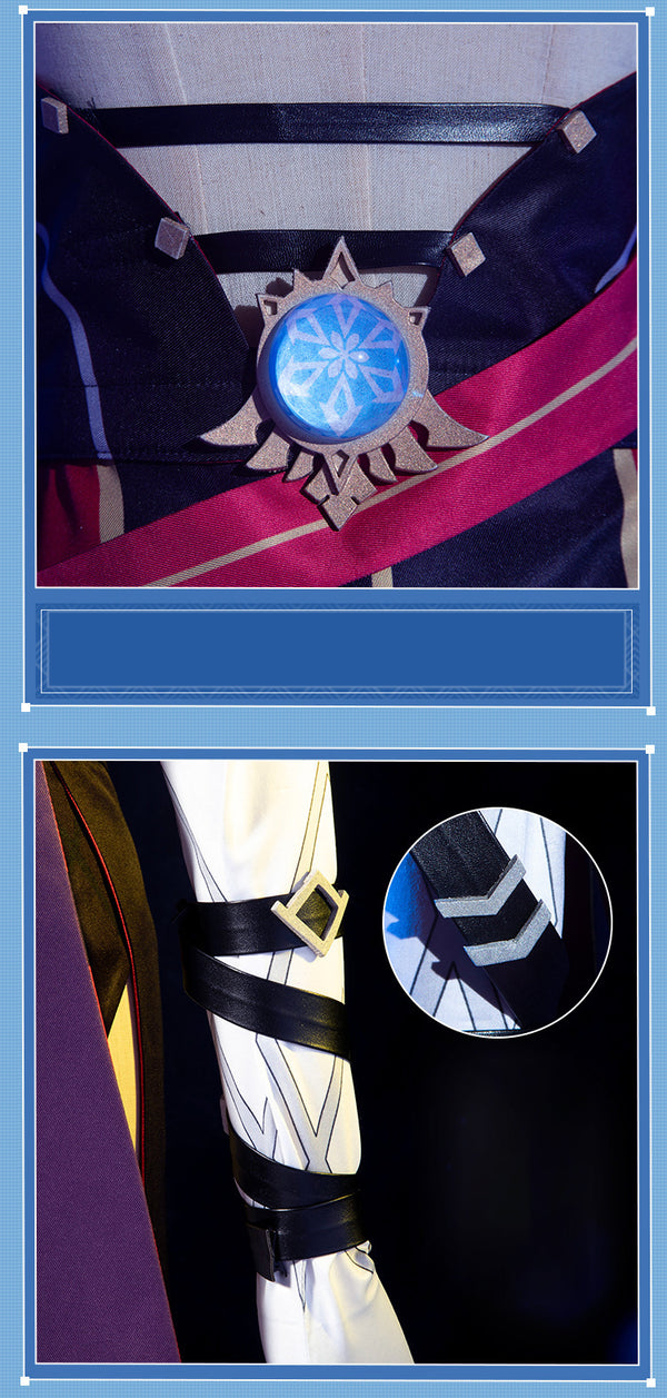 Genshin Impact Rosaria Cosplay Costume Set