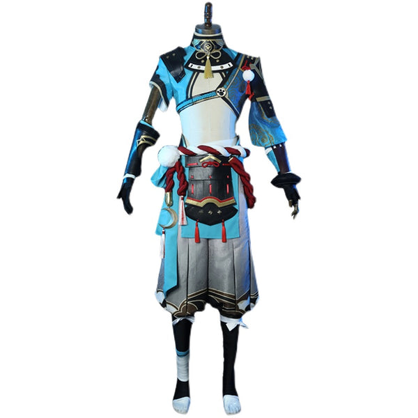 Genshin Impact Gorou Geo Bow Wu Lang Cosplay Costume Set