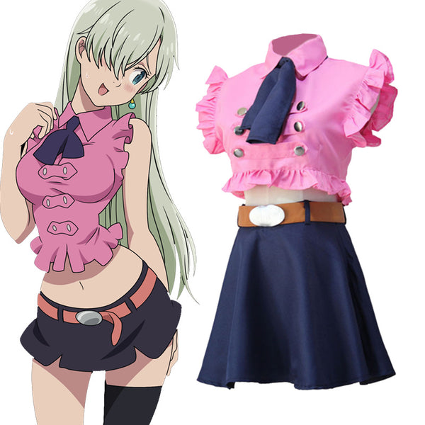 Seven Deadly Sins Elizabeth Liones Costume Set