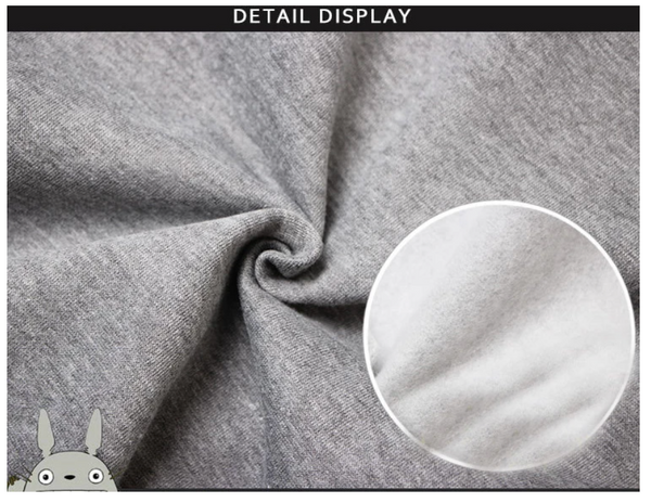 My Neighbor Totoro Hoodie Thickened Fleece Coat Hooded Pullover - Cotton Embroidery Cosplay Costumes