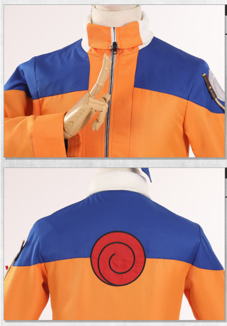 Naruto Official Teenage Naruto Cosplay Costume Set