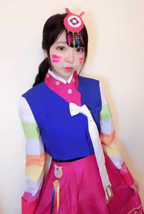 Overwatch D.va Hana Song Korean Traditional Costume Set