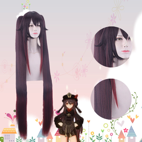 Genshin Impact Hutao Cosplay Wig