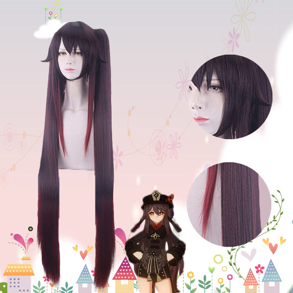 Genshin Impact Hutao Cosplay Wig