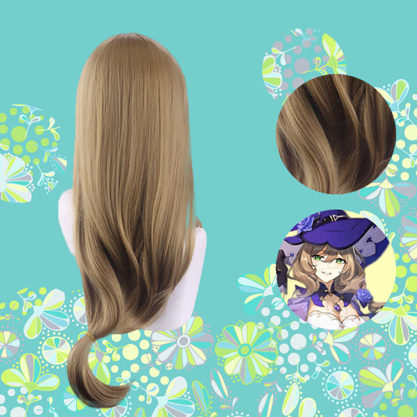Genshin Impact Lisa Cosplay Wig