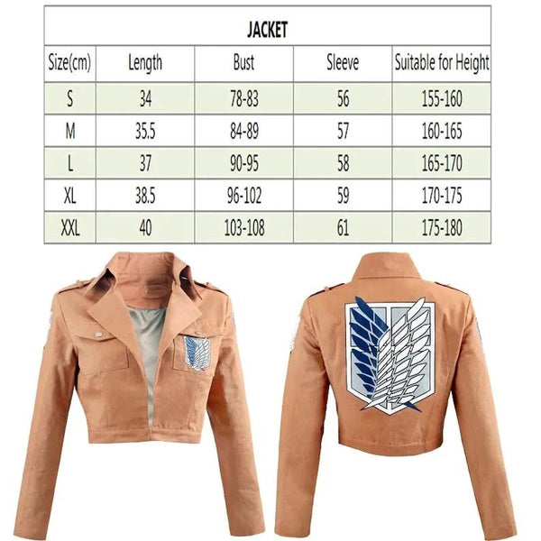 Attack on Titan Survey Corp Jacket Cosplay