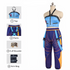 Kpop Demon Zoey blue costume setcomponents