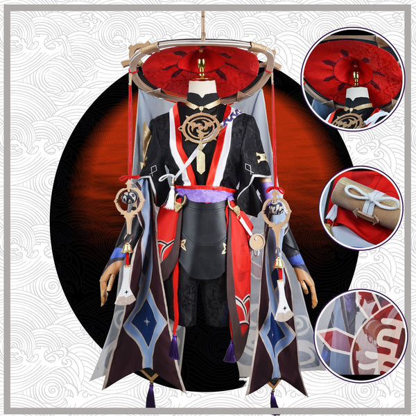 Genshin Impact Balladeer Kunikuzushi Cosplay Costume Set