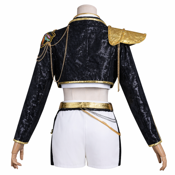 Kpop Demon Hunter Rumi Golden Costume & Wig