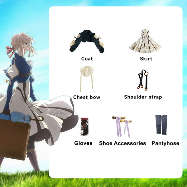 Violet Evergarden Violet Cosplay Costume Set