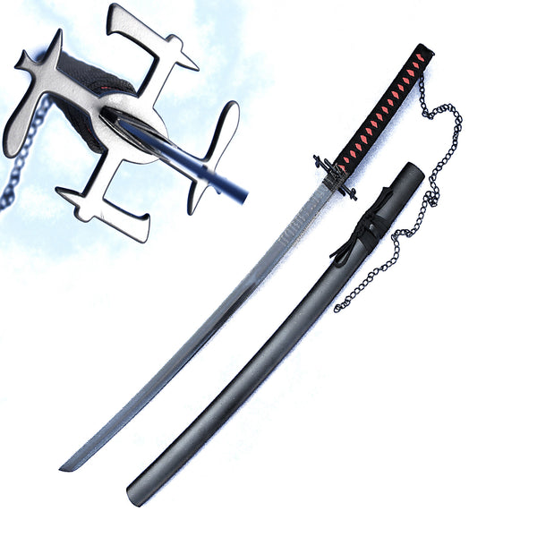 Bleach Ichigo Kurosaki Bankai Tensa Zangetsu Mugetsu Sword - 104cm