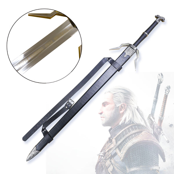The Witcher 3: Geralt Of Rivia Silver Sword with Engravings